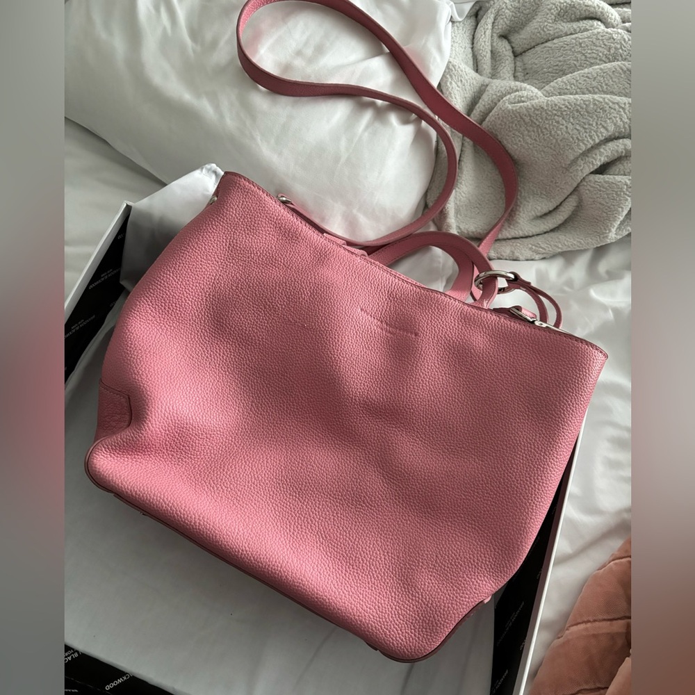 Brandon Blackwood pink purse and coin purse